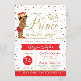 Little Prince Baby Shower Einladung, Imitate Glitz Einladung