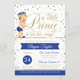 Little Prince Baby Shower Einladung, Imitate Glitz Einladung