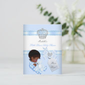 Little Prince Baby Shower Niedlich Junge Spielzeug Einladung (Stehend Vorderseite)