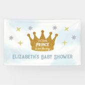 Little Prince Boy Baby Shower Banner (Horizontal)