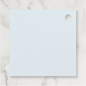 Little Prince Boy Baby Shower Geschenkanhänger (Rückseite)