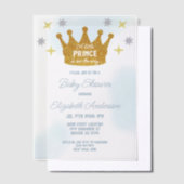 Little Prince Boy Baby Shower Pergament Einladungen (Versetzt)