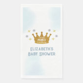 Little Prince Boy Baby Shower Serviette (Vorderseite)