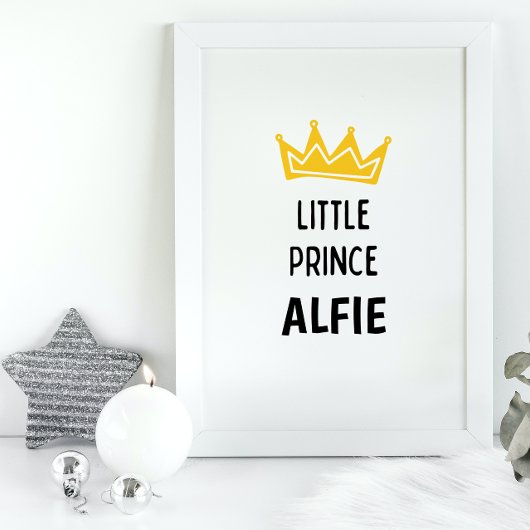 Little Prince Individuelle Name Kinderzimmer Poste Poster