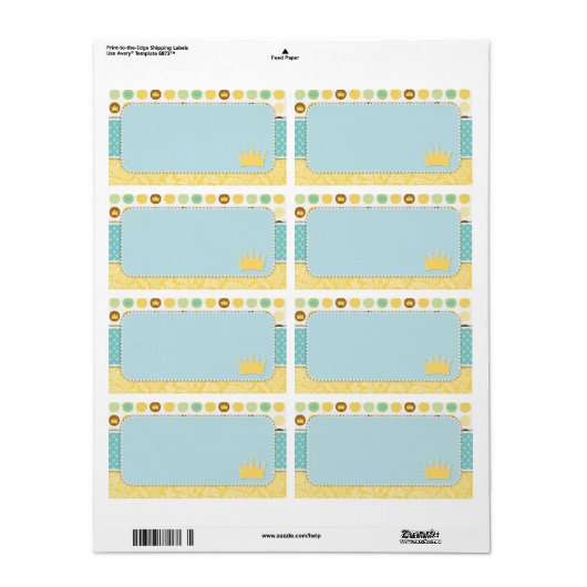 Little Prince Name Tag (Vorne)