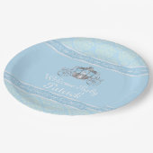 Little Prince, Niedlich, Babydusche, Papierpresse, Pappteller (Schrägansicht)