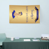 Little Prince Royal Blue Cup Spoon Pillow Banner (Messeveranstaltung)