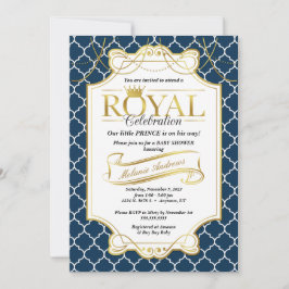 Little Prince Royal Celebration Baby Shower Einlad Einladung
