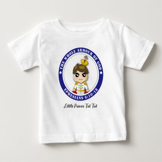 Little Prince Tat Baby Fine Jersey T - Shirt (Vorderseite)