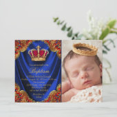 Little Prince Taufe Einladungen (Stehend Vorderseite)