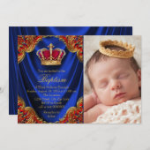 Little Prince Taufe Einladungen (Vorne/Hinten)