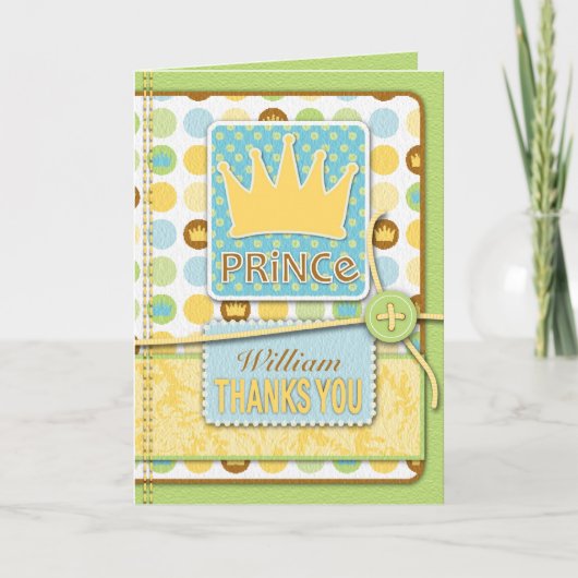 Little Prince TY Card Dankeskarte (Vorderseite)