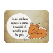 Little Prince Zitat Magnet (Horizontal)