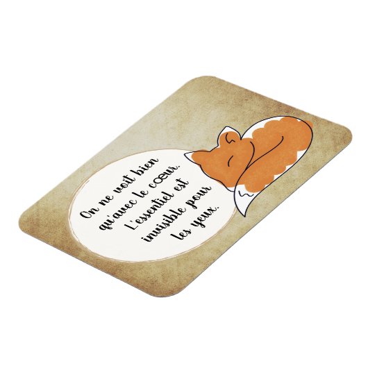 Little Prince Zitat Magnet (Linke Seite)