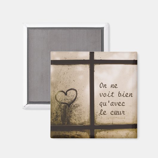 Little Prince Zitat Magnet (Vorderseite/Rückseite)