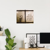 Little Prince Zitat Poster (Heimbüro)