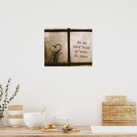 Little Prince Zitat Poster (Küche)