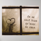 Little Prince Zitat Poster (Vorne)