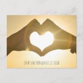 Little Prince Zitat Postkarte (Vorderseite)