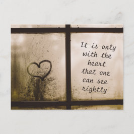 Little Prince Zitat Postkarte