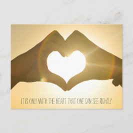 Little Prince Zitat Postkarte