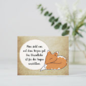 Little Prince Zitat Postkarte (Stehend Vorderseite)