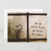 Little Prince Zitat Postkarte (Vorne/Hinten)