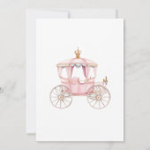 Little Princess 1st Birthday Thank You Card Girl Dankeskarte (Rückseite)
