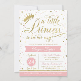 Little Princess Baby Shower Einladung, Imitate Gli Einladung