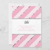 Little Princess Baby Shower Einladung, Imitate Gli Einladung (Rückseite)