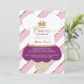 Little Princess Baby Shower Einladung, Imitate Gli Einladung (Stehend Vorderseite)