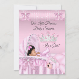 Little Princess Baby Shower Girl pink Ethnic Einladung