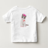 Little Princess Big Sister Kleinkind T-shirt (Rückseite)