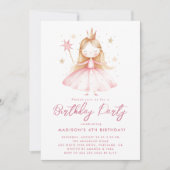 Little Princess Birthday Party Einladung (Vorderseite)