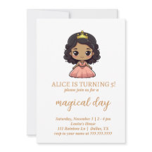 Little Princess Card Digital Einladung zum Geburts