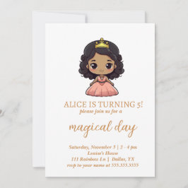 Little Princess Card Digital Einladung zum Geburts