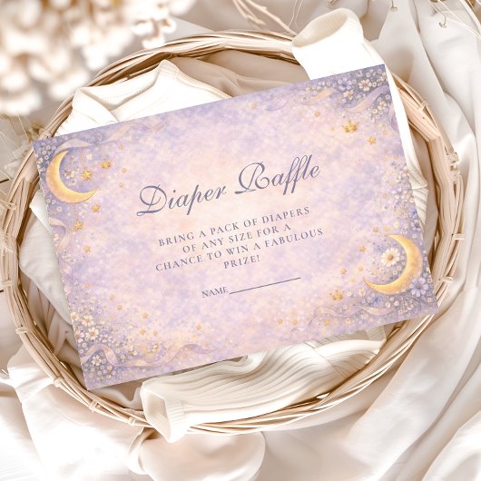 Little Princess Celestial Diapper Raffle Begleitkarte