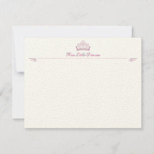 Little Princess Correspondence Cards RSVP Karte
