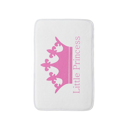 Little Princess - Ein Royal Baby Kinderzimmer Badematte (Vorderseite Vertikal)