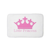 Little Princess - Ein Royal Baby Kinderzimmer Badematte (Vorderseite)