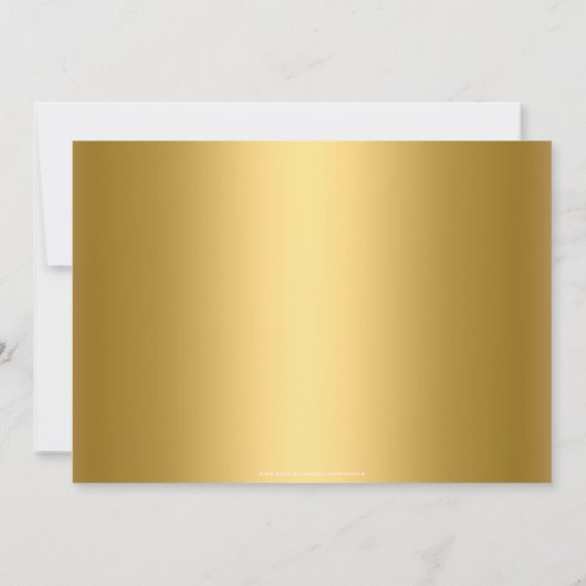 Little Princess Einladung zum ersten Geburtstag (Rückseite)