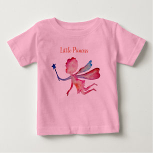 Little Princess Fairy Tutu Bodysuit, rosa Baby T-shirt