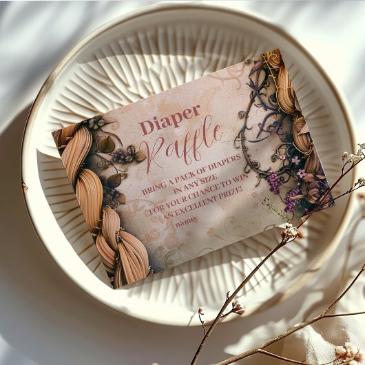 Little Princess Fairytale Diapper Raffle Begleitkarte