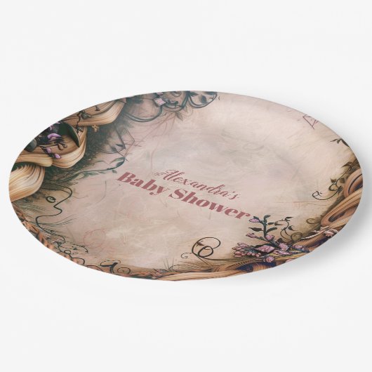 Little Princess Fairytale Pappteller (Schrägansicht)