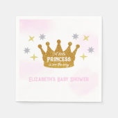 Little Princess Girl Baby Shower Serviette (Vorderseite)