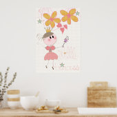 Little Princess Girls Kinderzimmer Poster (Küche)