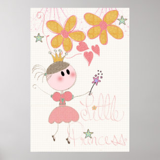 Little Princess Girls Kinderzimmer Poster