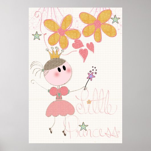 Little Princess Girls Kinderzimmer Poster (Vorne)