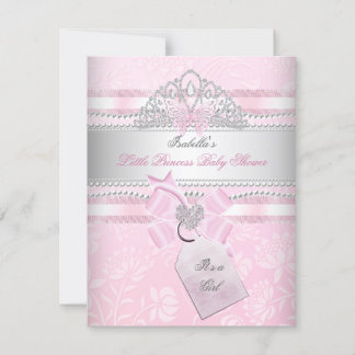 Little Princess Hübsch Baby Shower Girl Butterfly Einladung