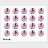 Little Princess Kissing Frog Sticker (Blatt)